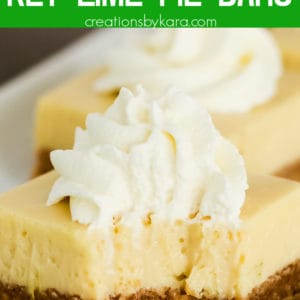 key lime pie bars recipe collage