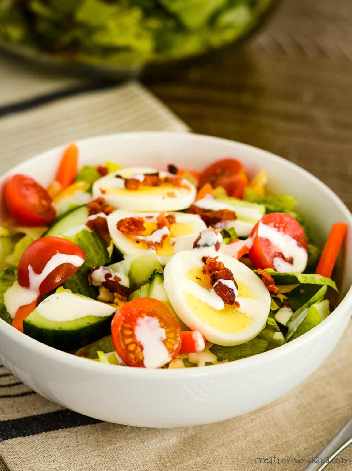 Best Side Salad Recipe- Creations by Kara