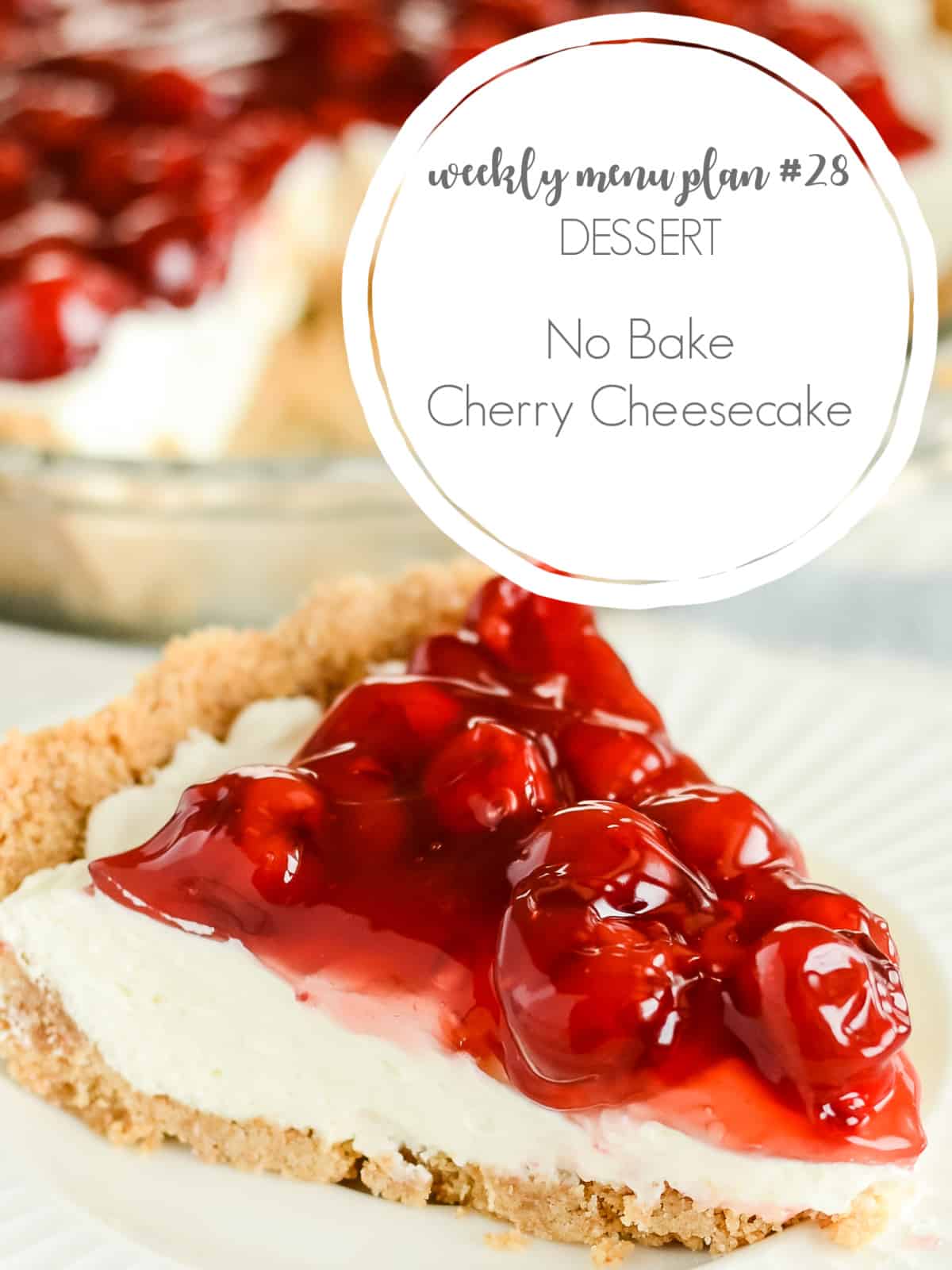 no bake cherry cheesecake