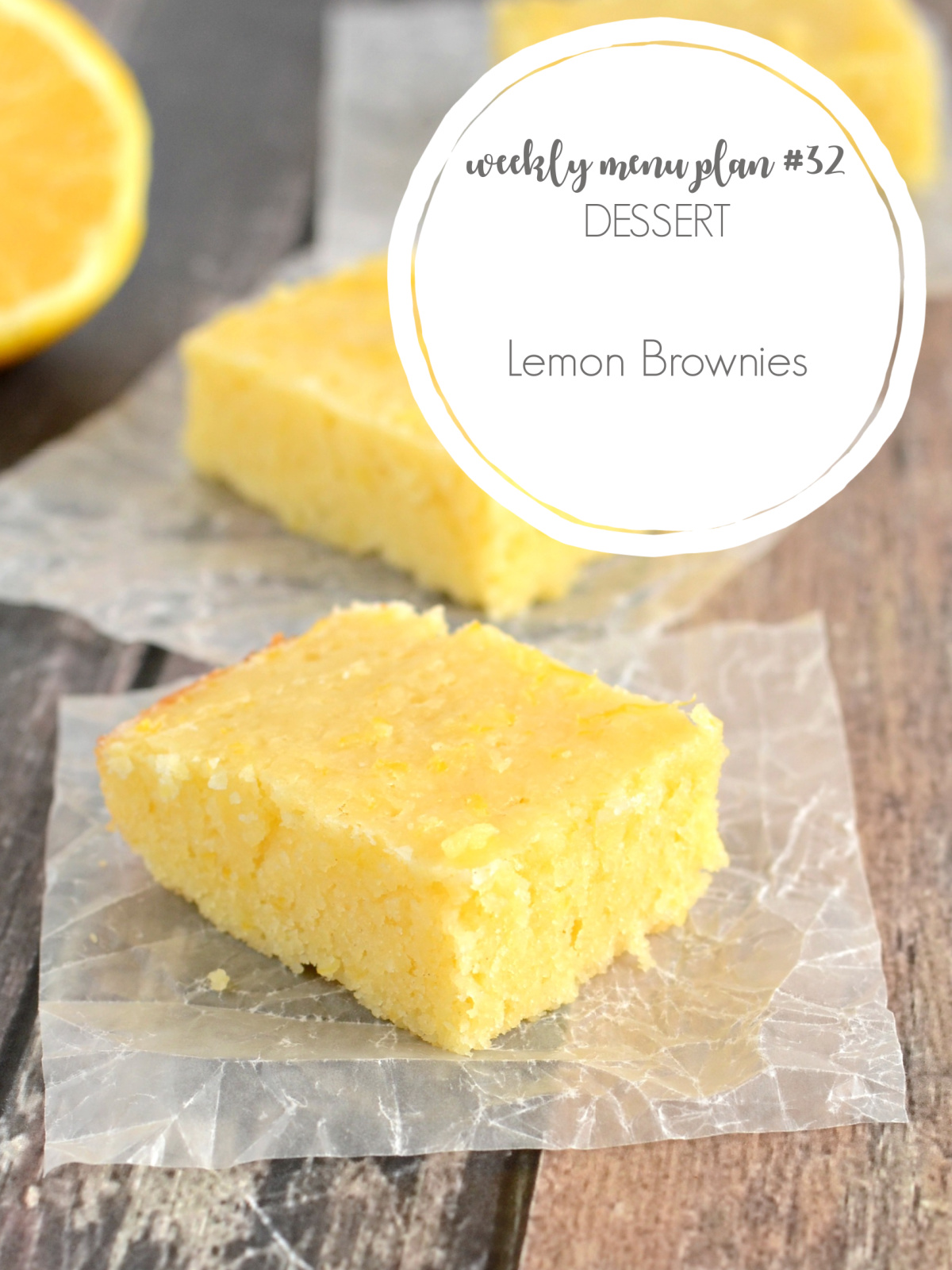 lemon brownies