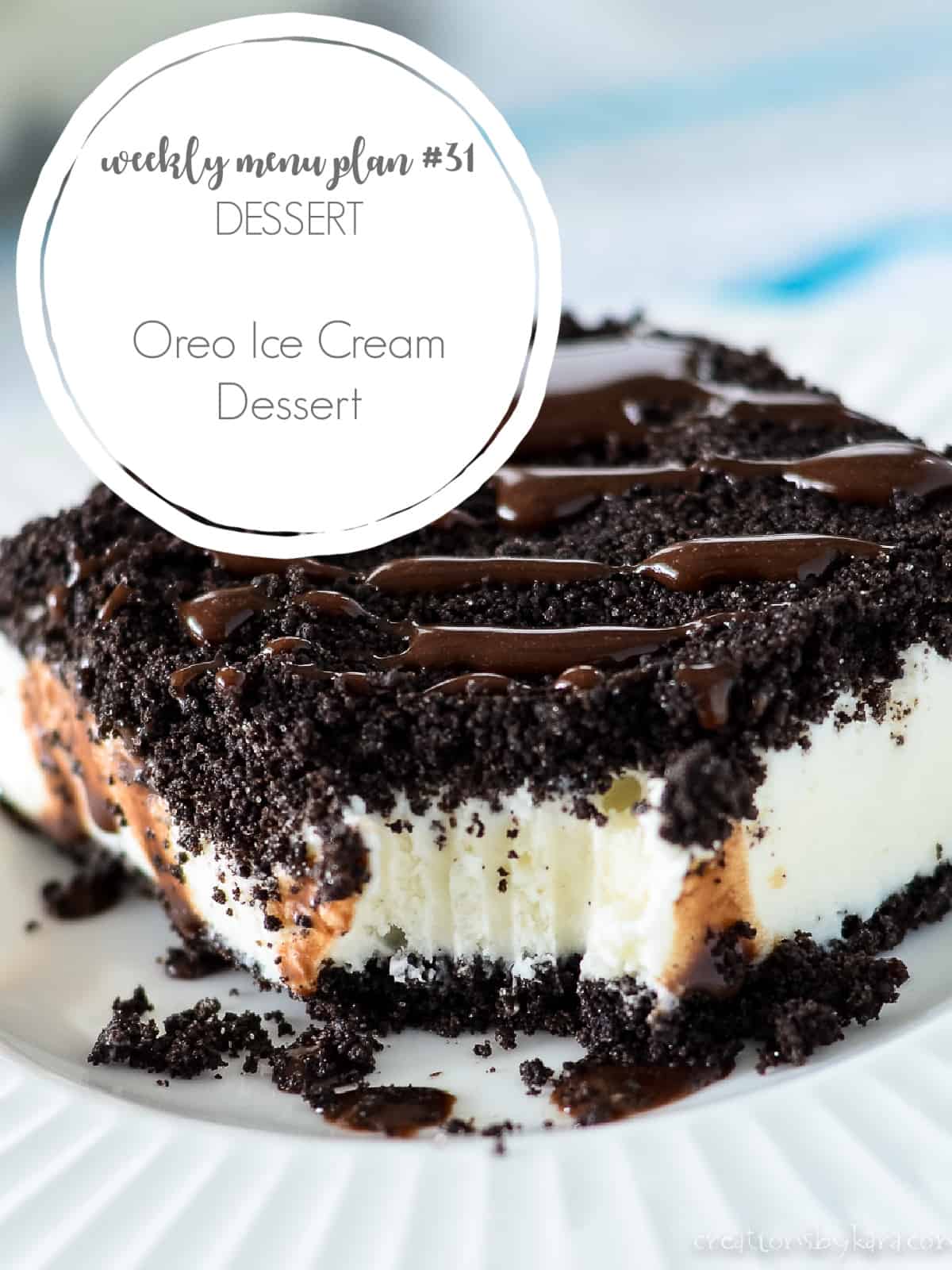 oreo ice cream dessert