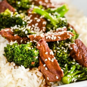 instant pot broccoli beef with rice