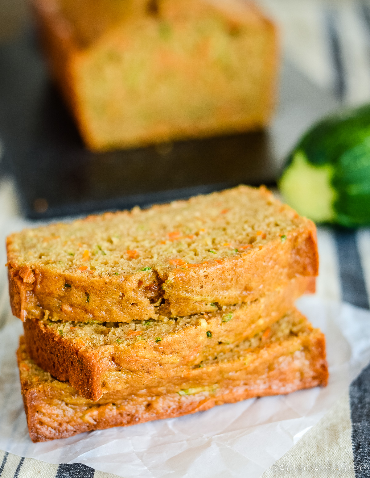 moist and flavorful zucchini carrot bread