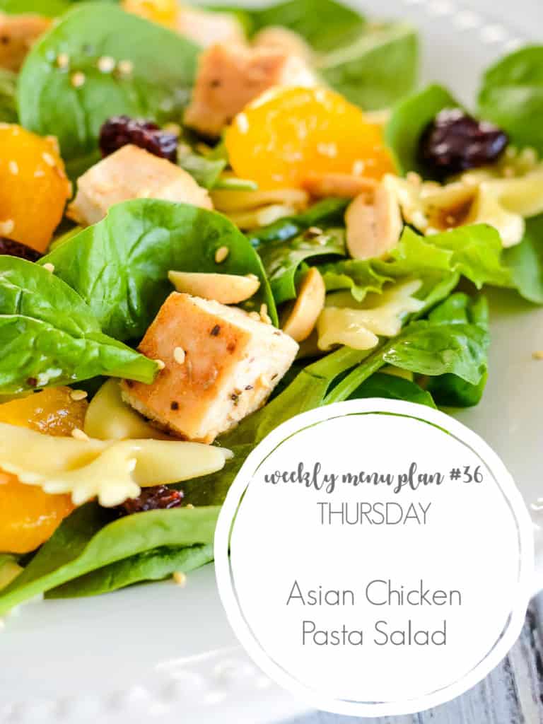 Weekly Meal Plan #36 - Creations by Kara