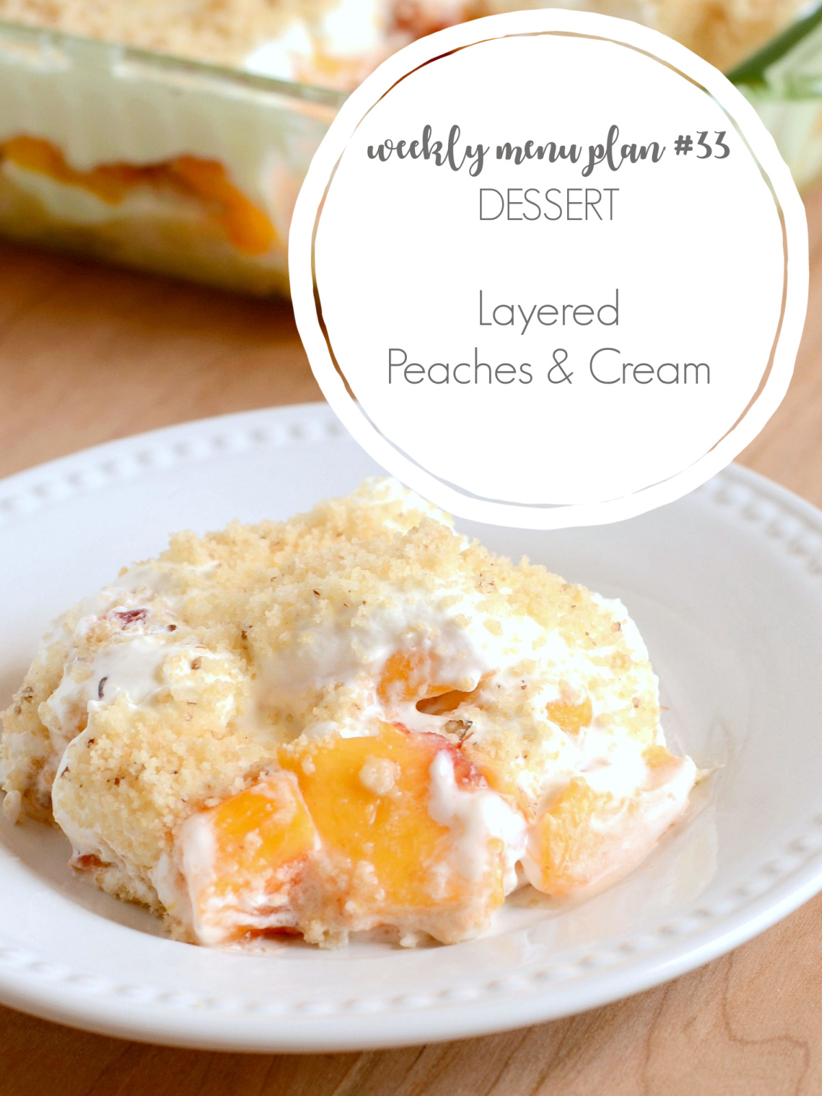 peaches and cream dessert