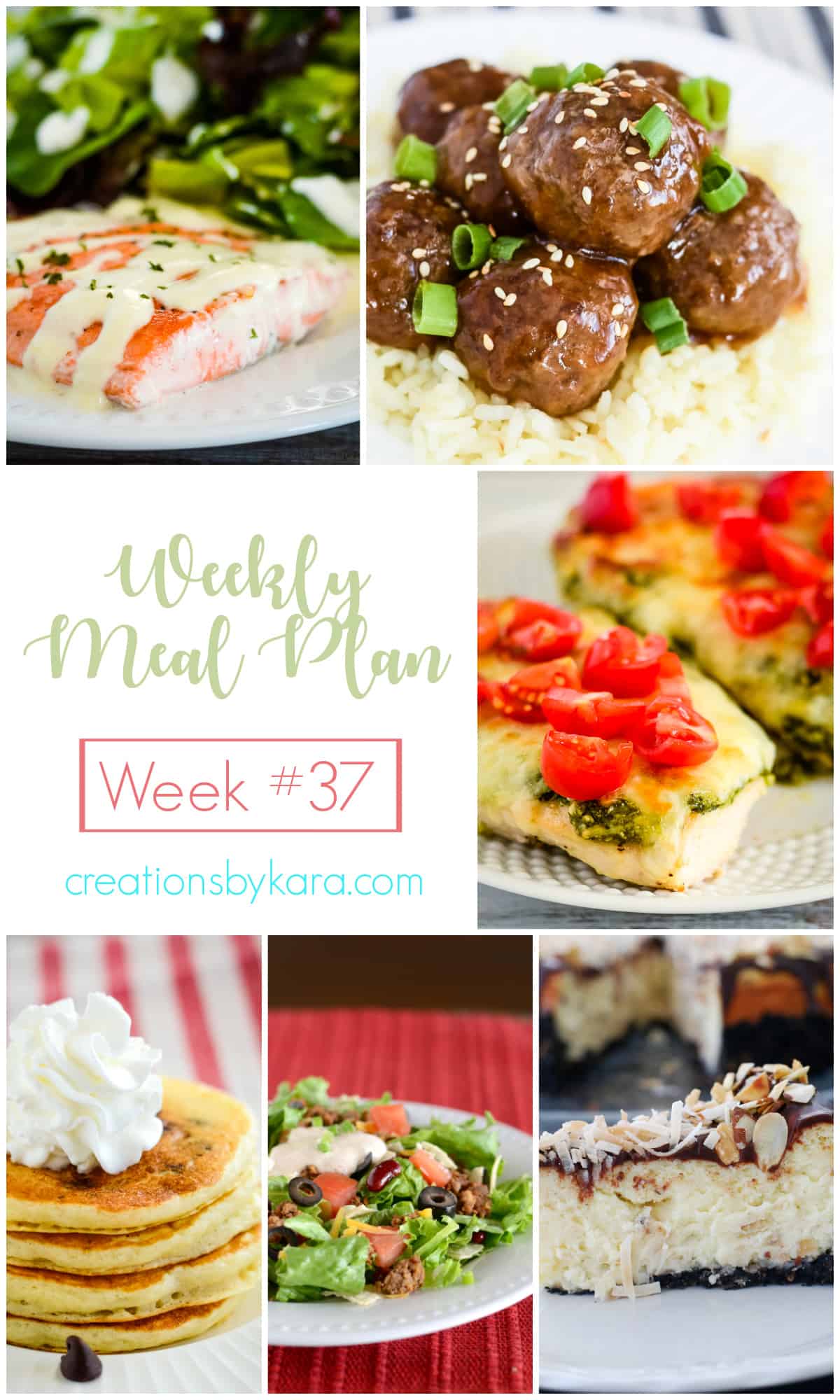 weekly meal plan #37 collage
