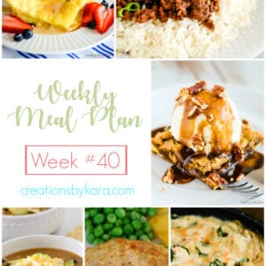 free weekly meal plan #40 collage