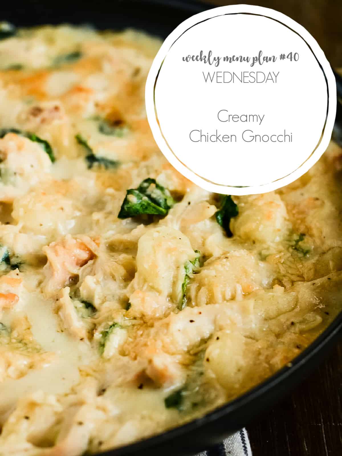 creamy chicken gnocchi