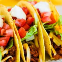 Easy Ground Beef Tacos Dinner Recipe