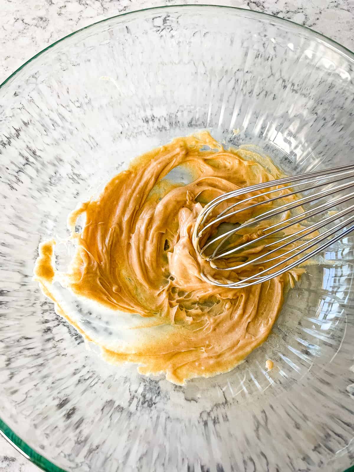 cooled browned butter whisked in bowl