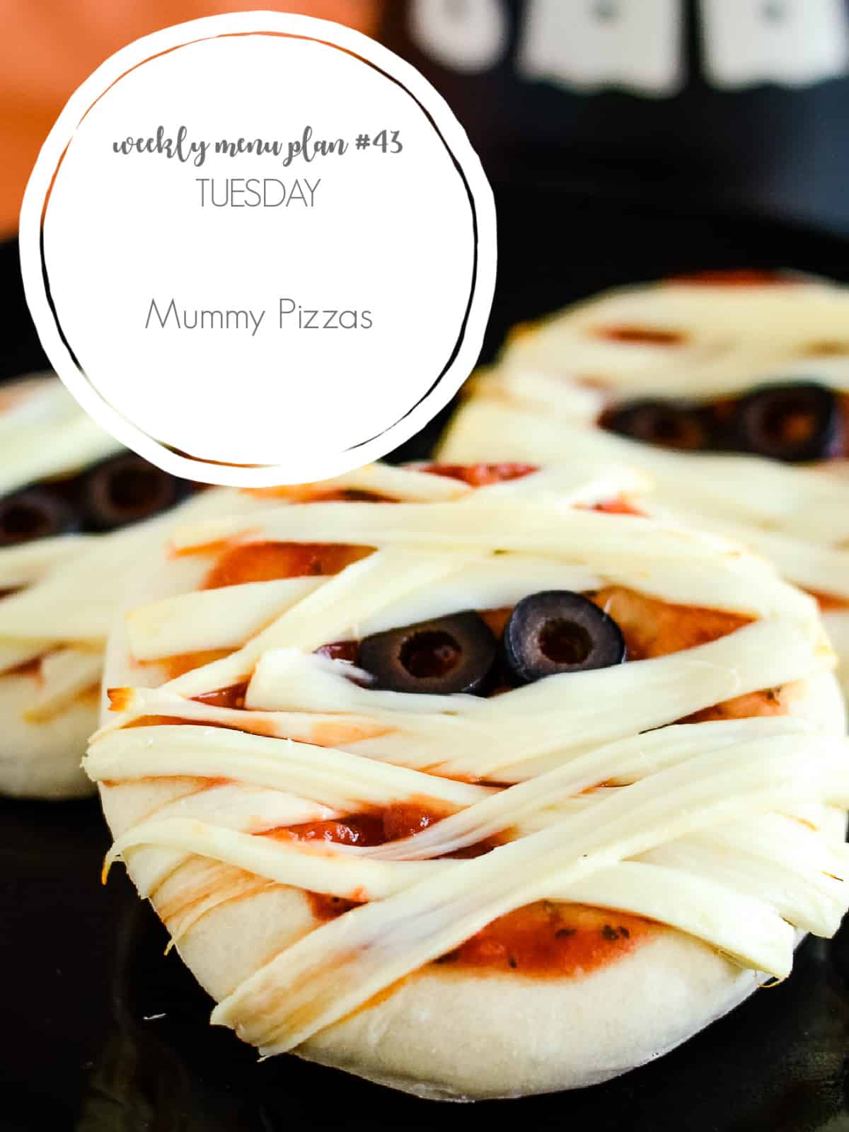 mini mummy pizza