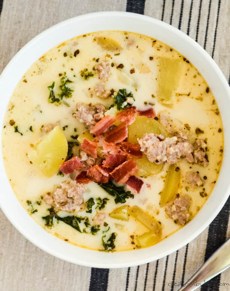 Easy One Pot Zuppa Toscana Soup Recipe - Creations by Kara