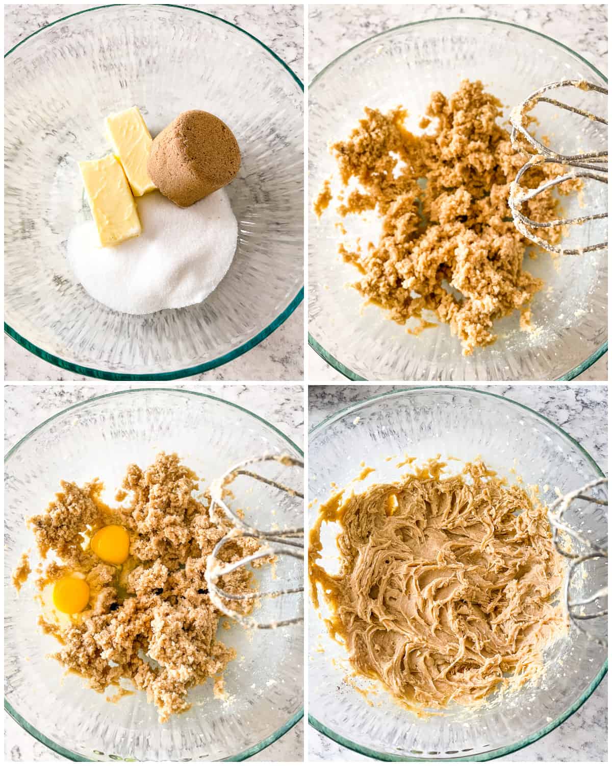 process shots- beating wet ingredients for cookies