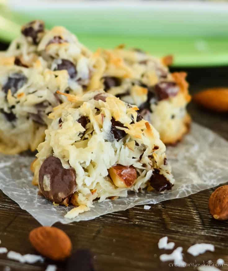 sweetened condensed milk almond joy cookies