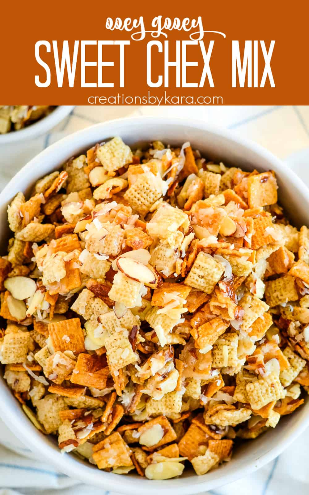 Best Sweet Chex Mix Recipe {Free Printable Gift Tags} Creations by Kara