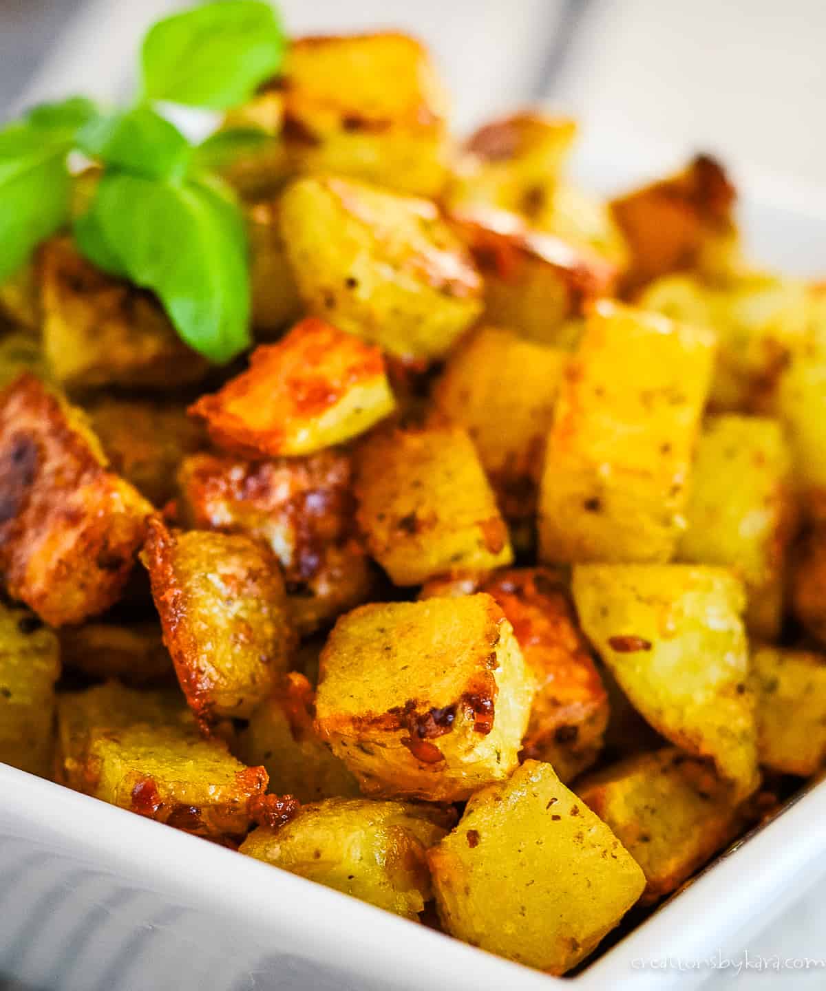 pesto roasted potatoes