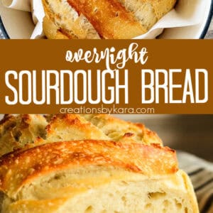 overnight sourdough loaf