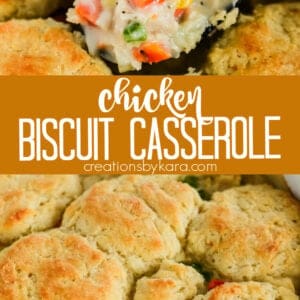 creamy chicken biscuit casserole