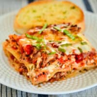 American Lasagna Recipe with Sausage