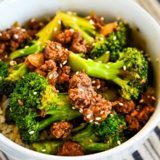 ground beef broccoli recipe photo