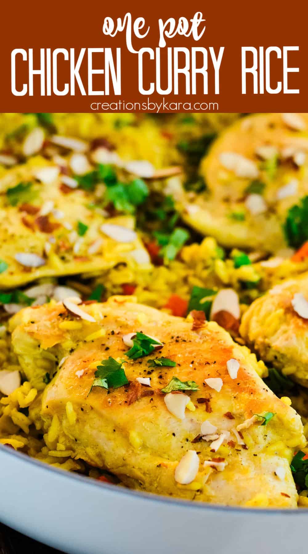 One Pot Chicken Curry Rice Recipe - Creations by Kara