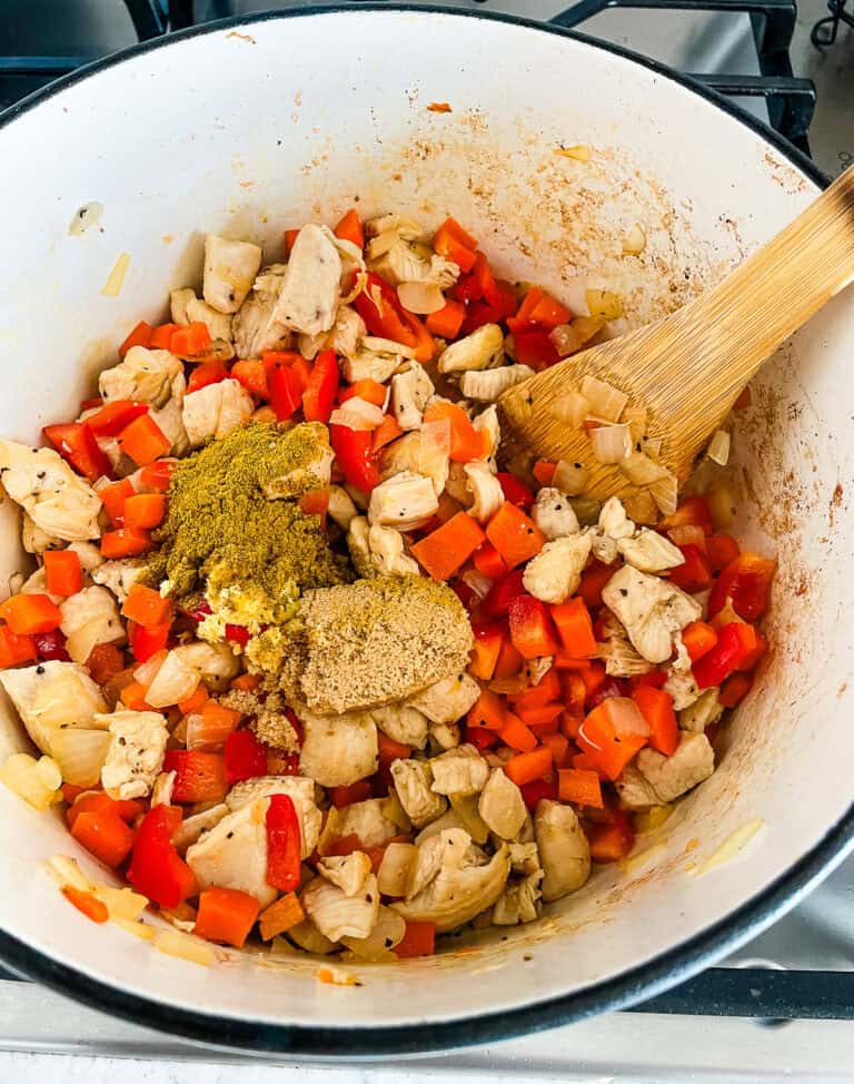 Thai Coconut Curry Chicken Soup Recipe - Creations by Kara
