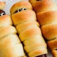 From Scratch Halloween Mummy Dogs