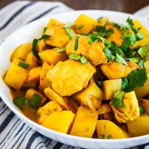 chicken curry with potatoes