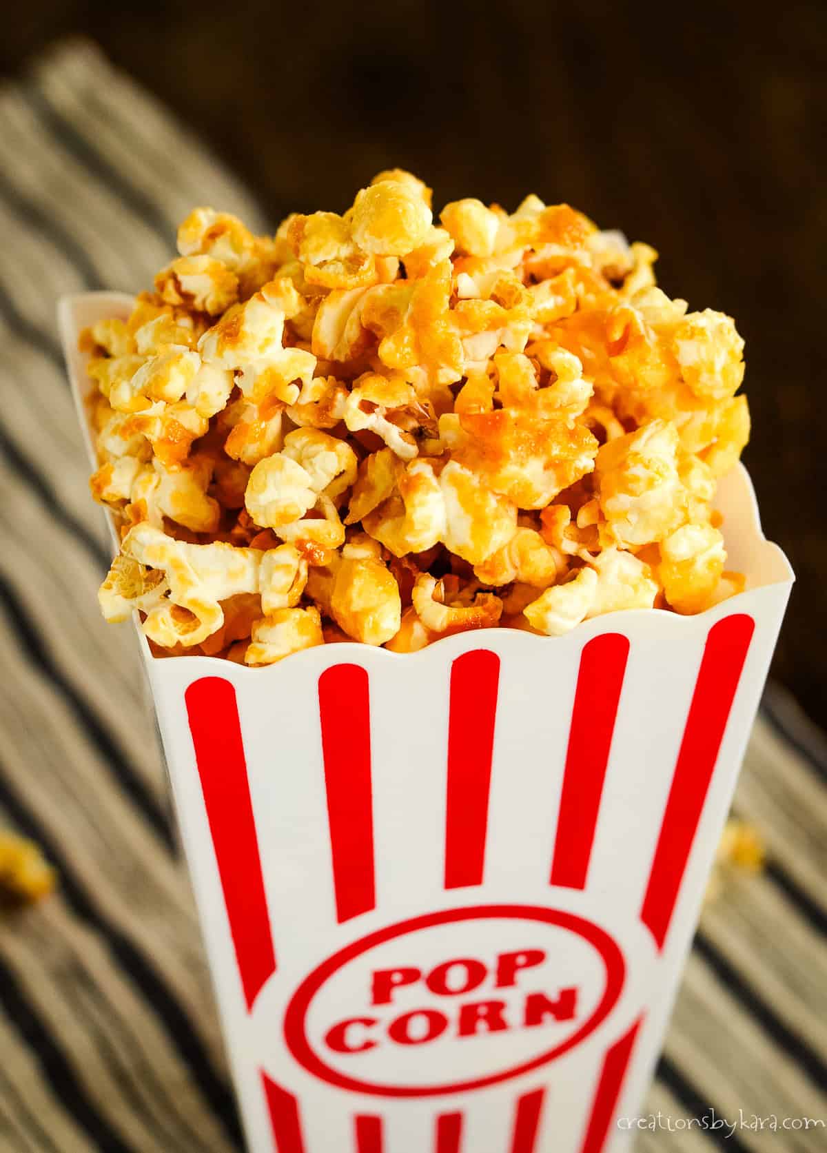 crunchy honey popcorn