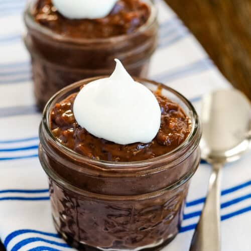 Chocolate Rice Pudding Recipe with Leftover Rice - Creations by Kara