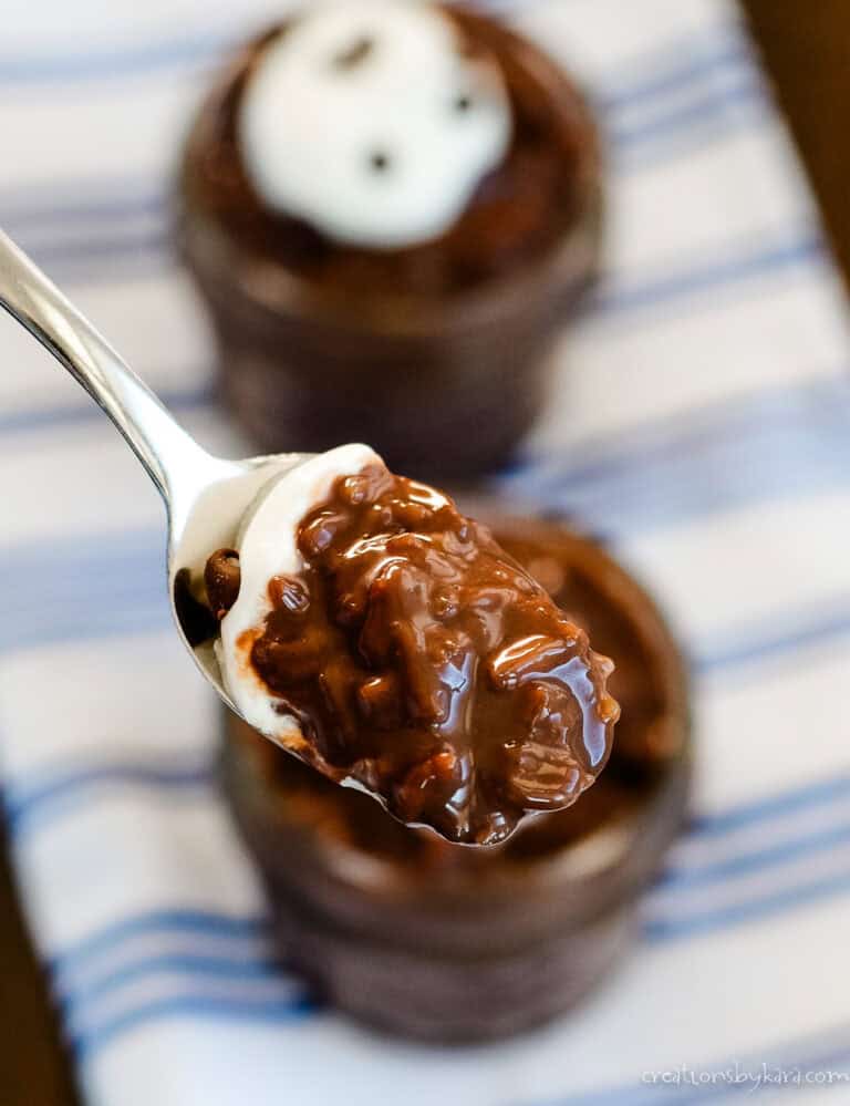 Chocolate Rice Pudding Recipe with Leftover Rice - Creations by Kara
