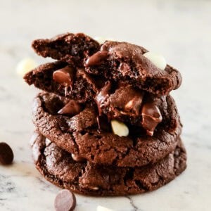 triple chip chocolate cookies