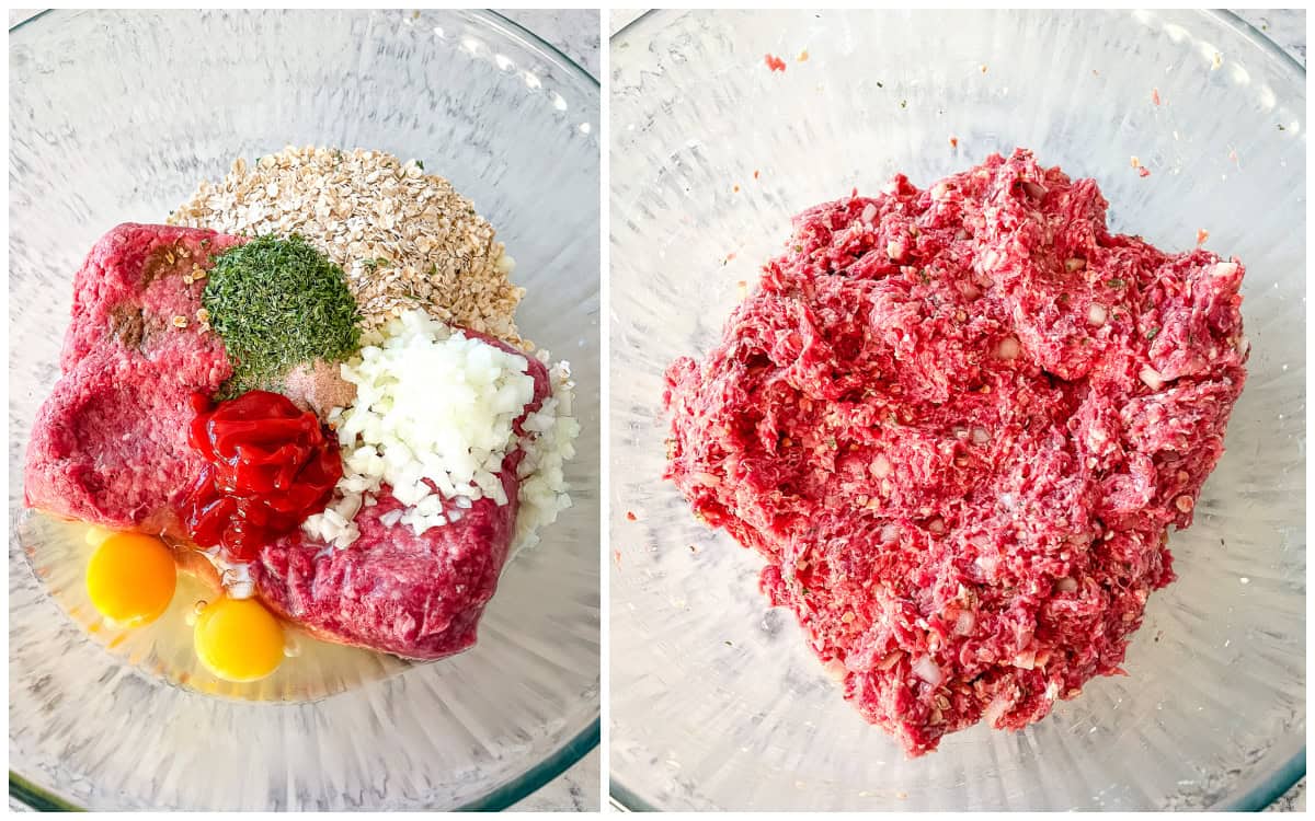 meat mixture for spicy meatball recipe