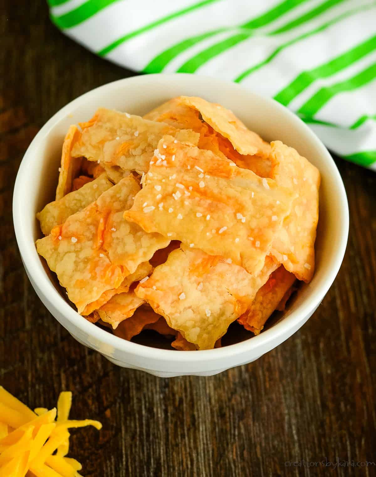 easy sourdough crackers with cheddar