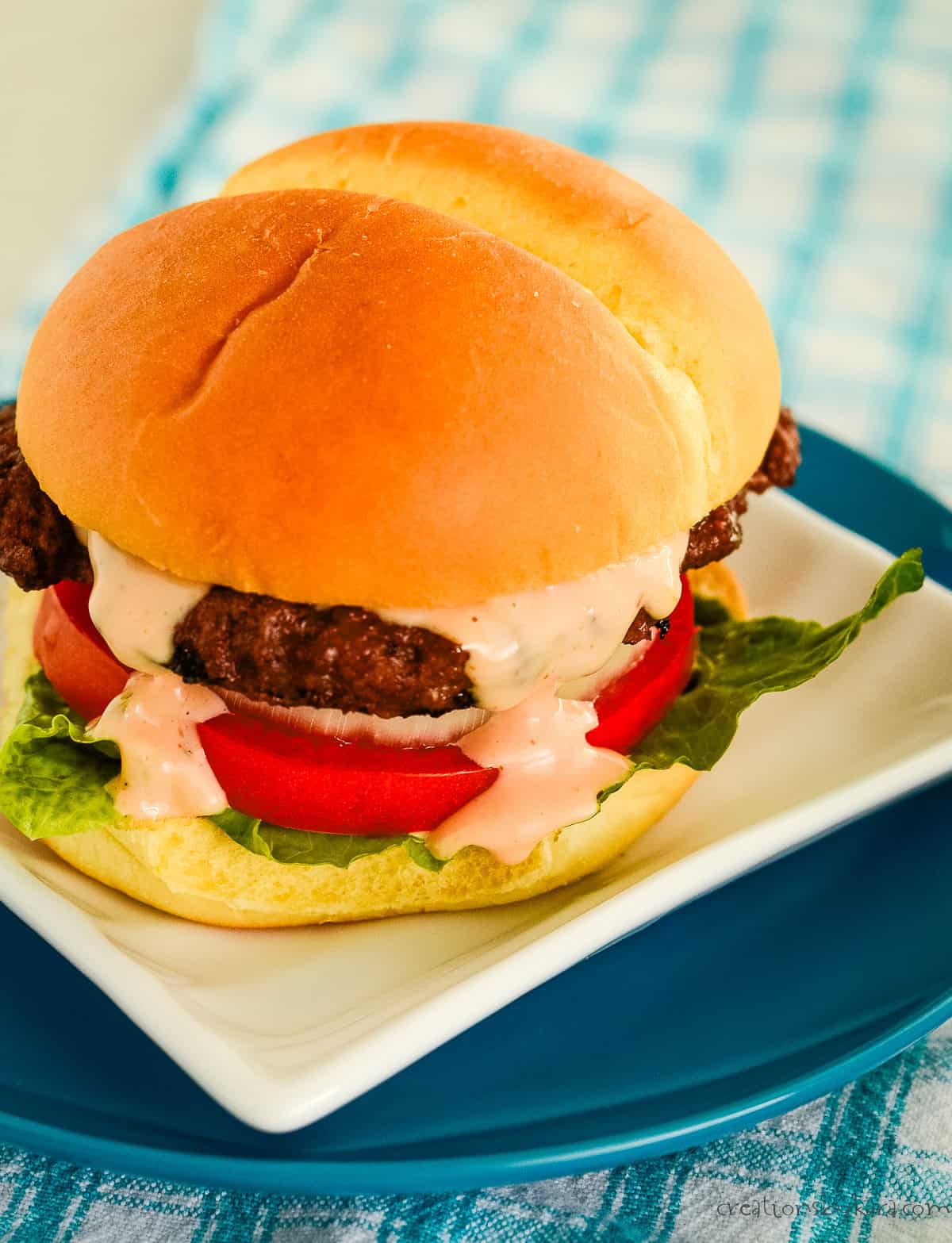 burger with in-n-out sauce