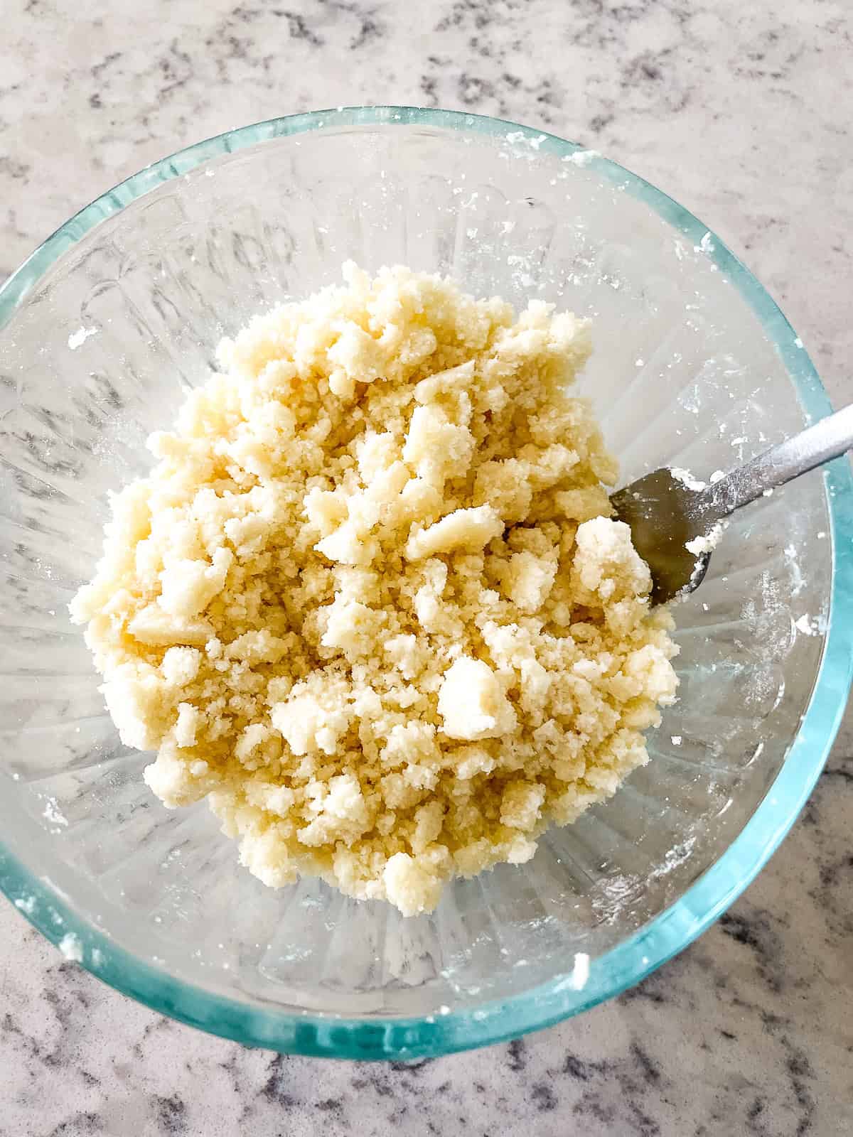 bowl of crumb topping