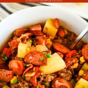 cowboy stew recipe collage