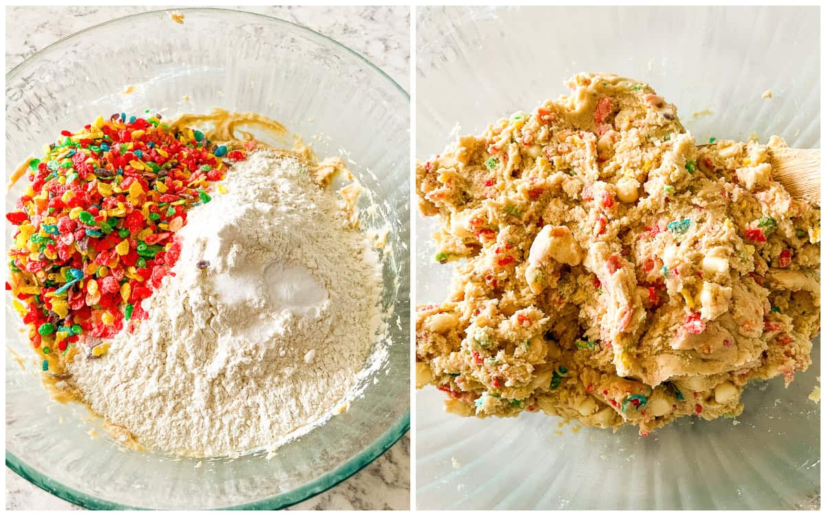 fruity pebble cookie dough